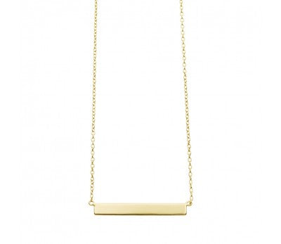 Sterling silver ID necklace