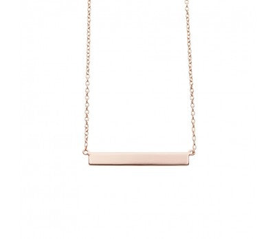 Sterling silver ID necklace