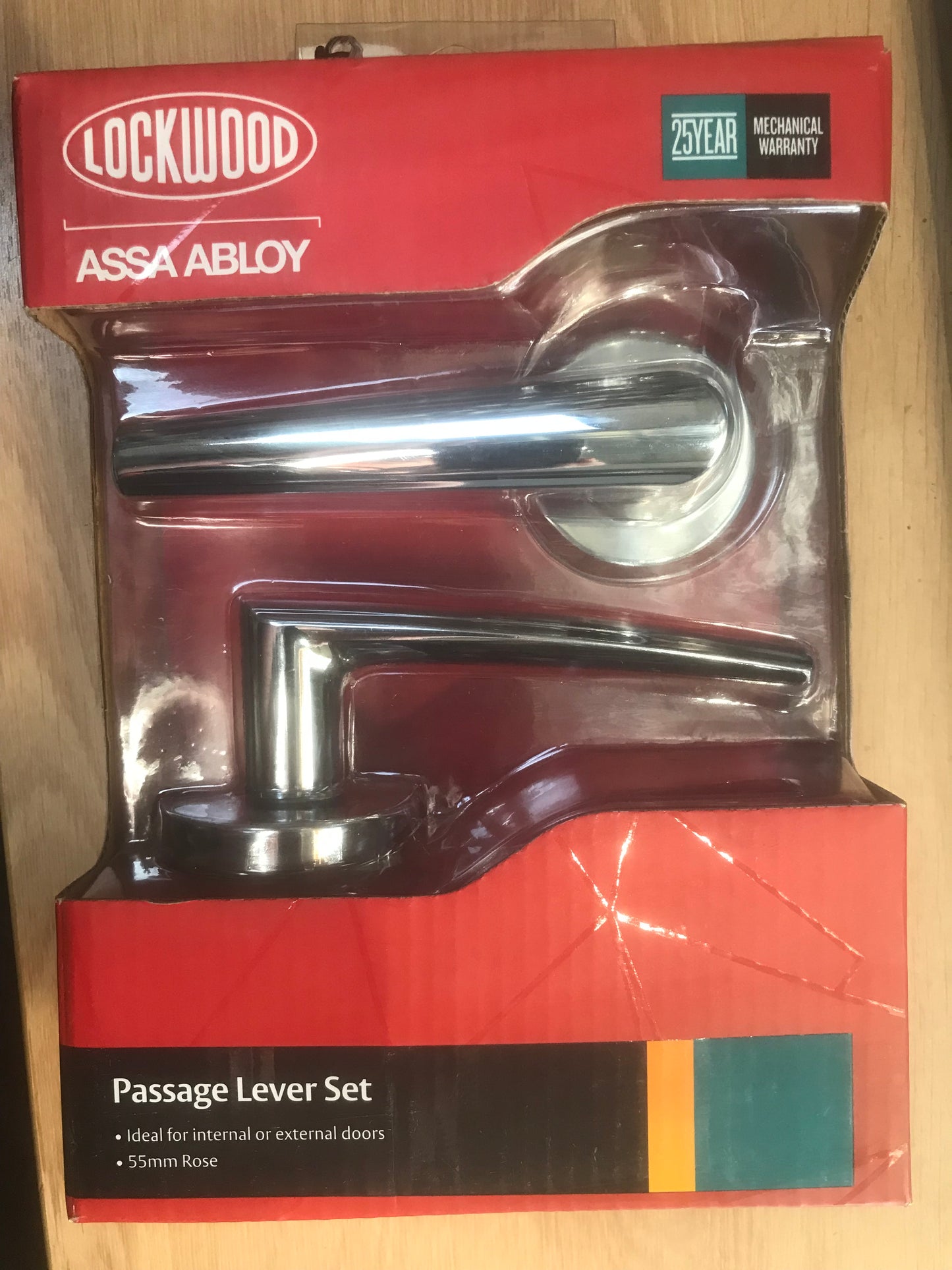 VSR1/L2CPDP Lockwood Velocity Passage Chrome Plate Lever Set