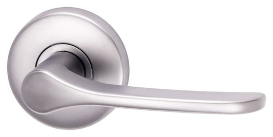 VEL1/34SC Lockwood Velocity Satin Chrome Passage Lever Set
