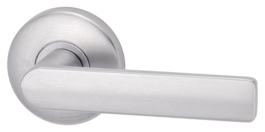 VEL1/L3SC Lockwood Velocity Satin Chrome Passage lever set