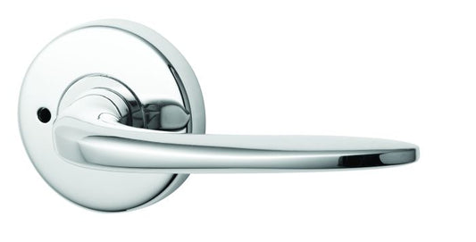 VEL2/L1CPDP Lockwood Velocity Privacy Chrome Plate Lever Set